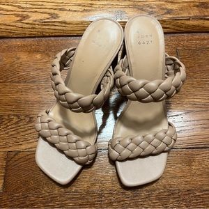 A New Day Basil Braided Mule Heels